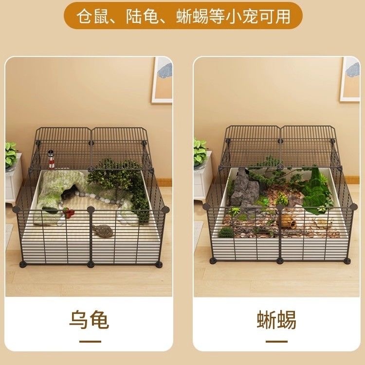 대형 햄스터 하우스 철장 고슴도치 집 실내 지붕 사육장 대형가정용 관상용 케이지