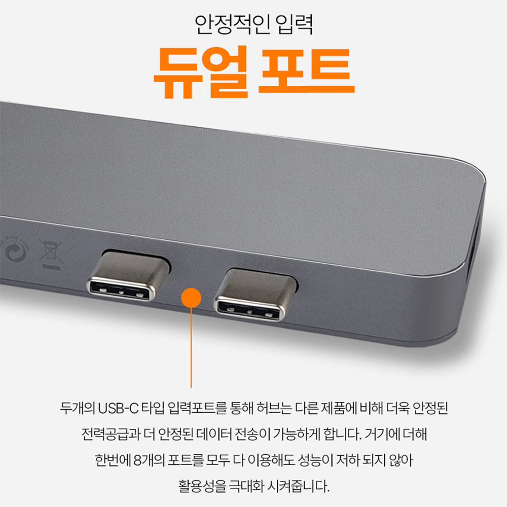 하이퍼드라이브 GN28D 멀티 맥북 에어 프로 hdmi 썬더볼트 USB 일체형 맥북허브