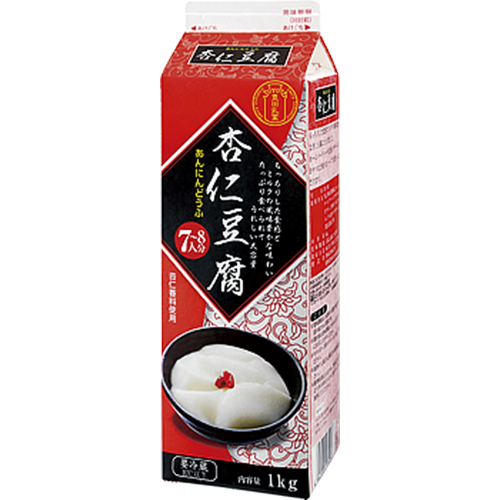 교무슈퍼 안닌도후 행인 두부 / 행인두부 일본 우유팩 푸딩 1kg - 상품 이미지