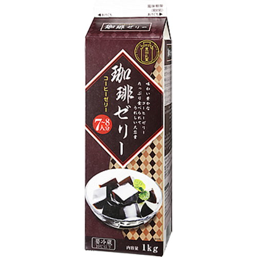 교무슈퍼 커피 젤리 / 일본 우유팩 푸딩 1kg - 상품 이미지