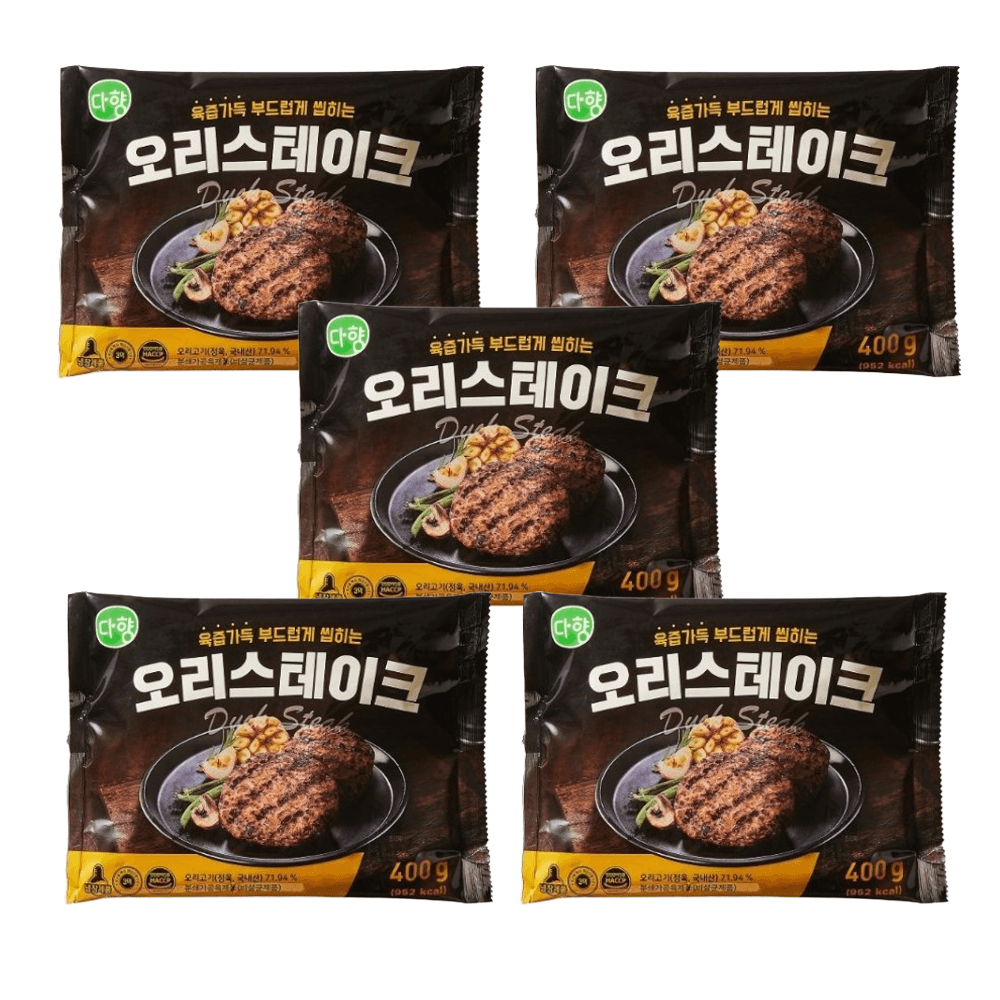 다향오리 오리스테이크 숯불갈비맛 오리스테이크 400gx5팩 : 광수네컴퍼니