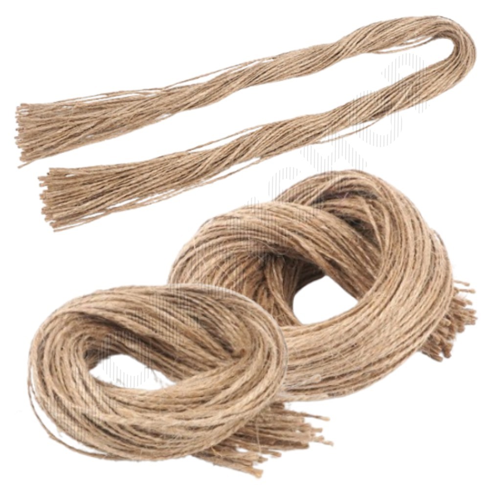 마줄 마리본 실끈 마사끈 포장 마끈 공예 황마끈 60cm - 상품 이미지