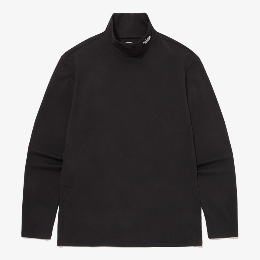 노스페이스 얇은 긴팔티 슬림 이너 반목 터틀넥 티셔츠 NT7XQ52A