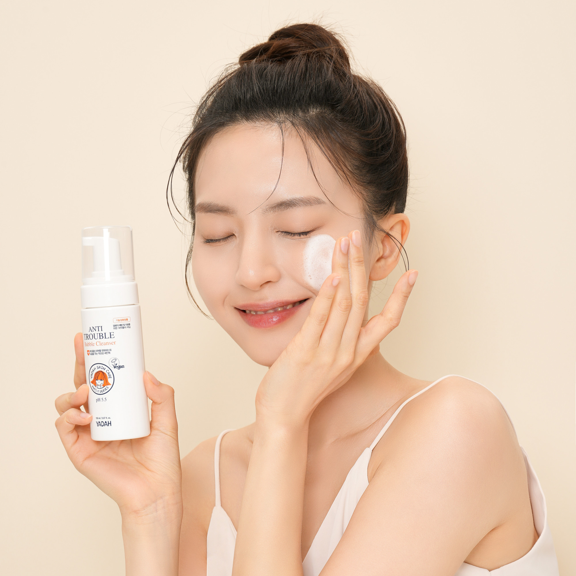 야다 안티 트러블 버블 클렌저 150ml (여드름폼클렌징 기능성 화장품) - 상세 이미지 2