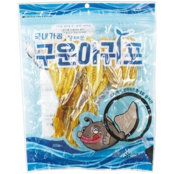 잘재운 구운아귀포 150g 건어물 황토 간식 안주 맥주 : 제이엔쇼핑