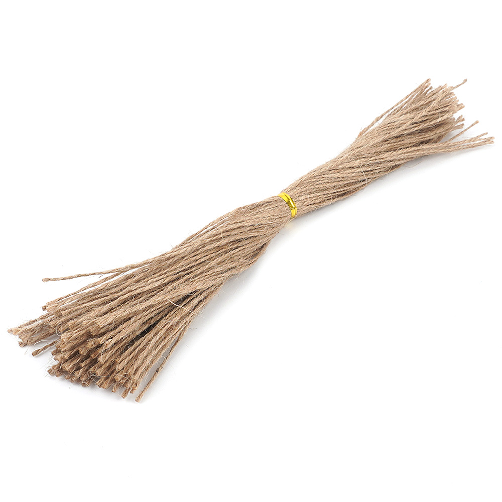 마줄 마리본 실끈 마사끈 포장 마끈 공예 황마끈 25cm - 상세 이미지 2