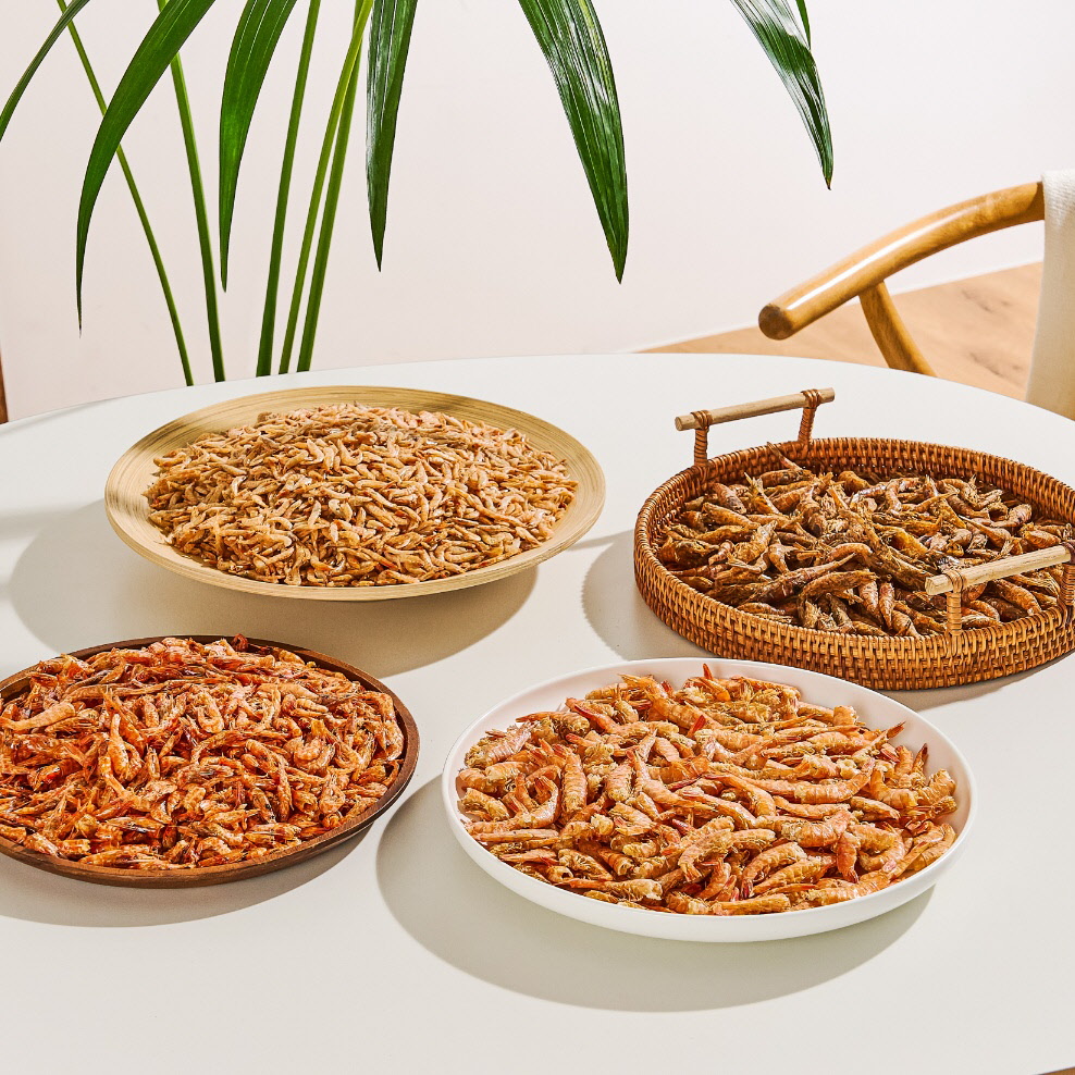 바다안 국산 건새우 두절새우 꽃새우 홍새우 먹새우 보리새우 100g/200g - 메인 이미지
