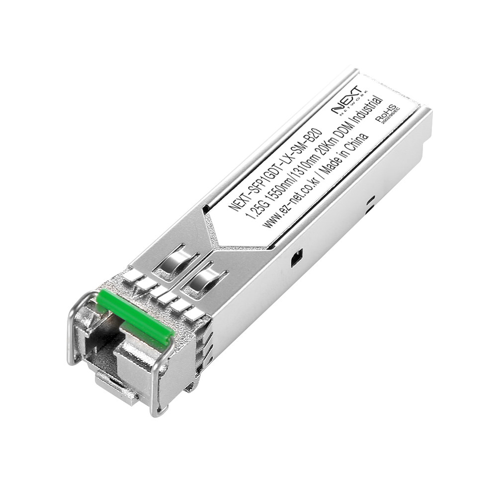 넥스트 산업용 1.25Gbps 싱글모드 미니지빅 NEXT-SFP1GDT-LX-SM-B20 uNo - 상품 이미지