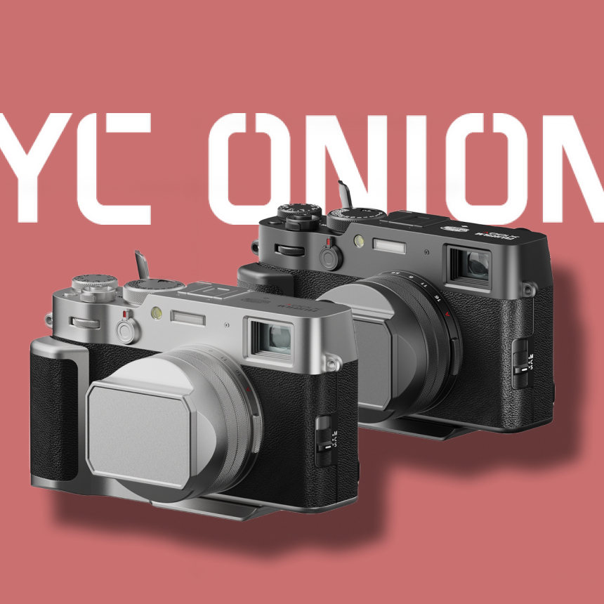 YC Onion 후지필름 X100 X100V X100VI 렌즈후드 핸드그립 엄지그립 - 메인 이미지