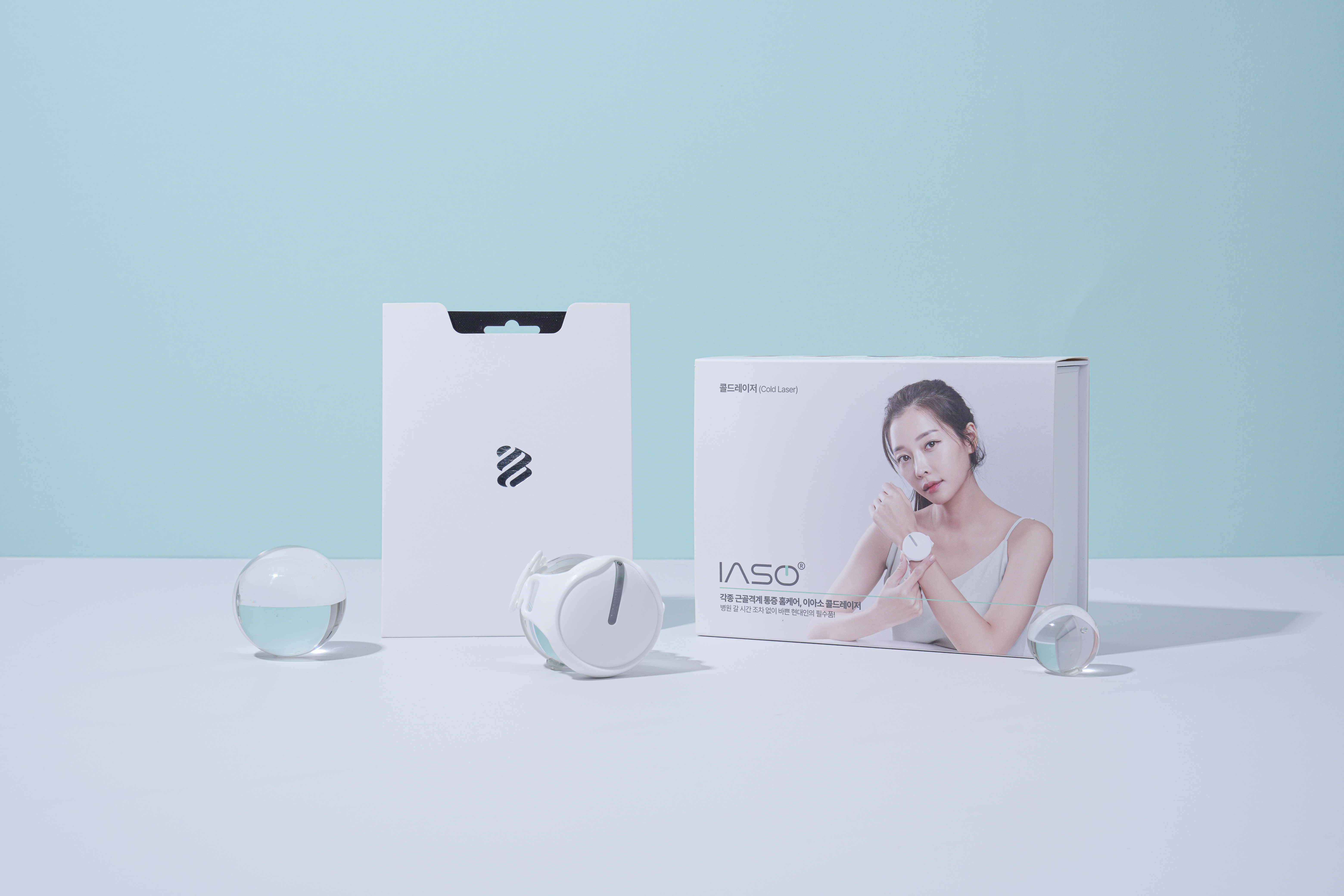 이아소 싱글패키지 콜드레이저 저주파자극 통증완화 식약처 3등급 의료기기 - 상세 이미지 4