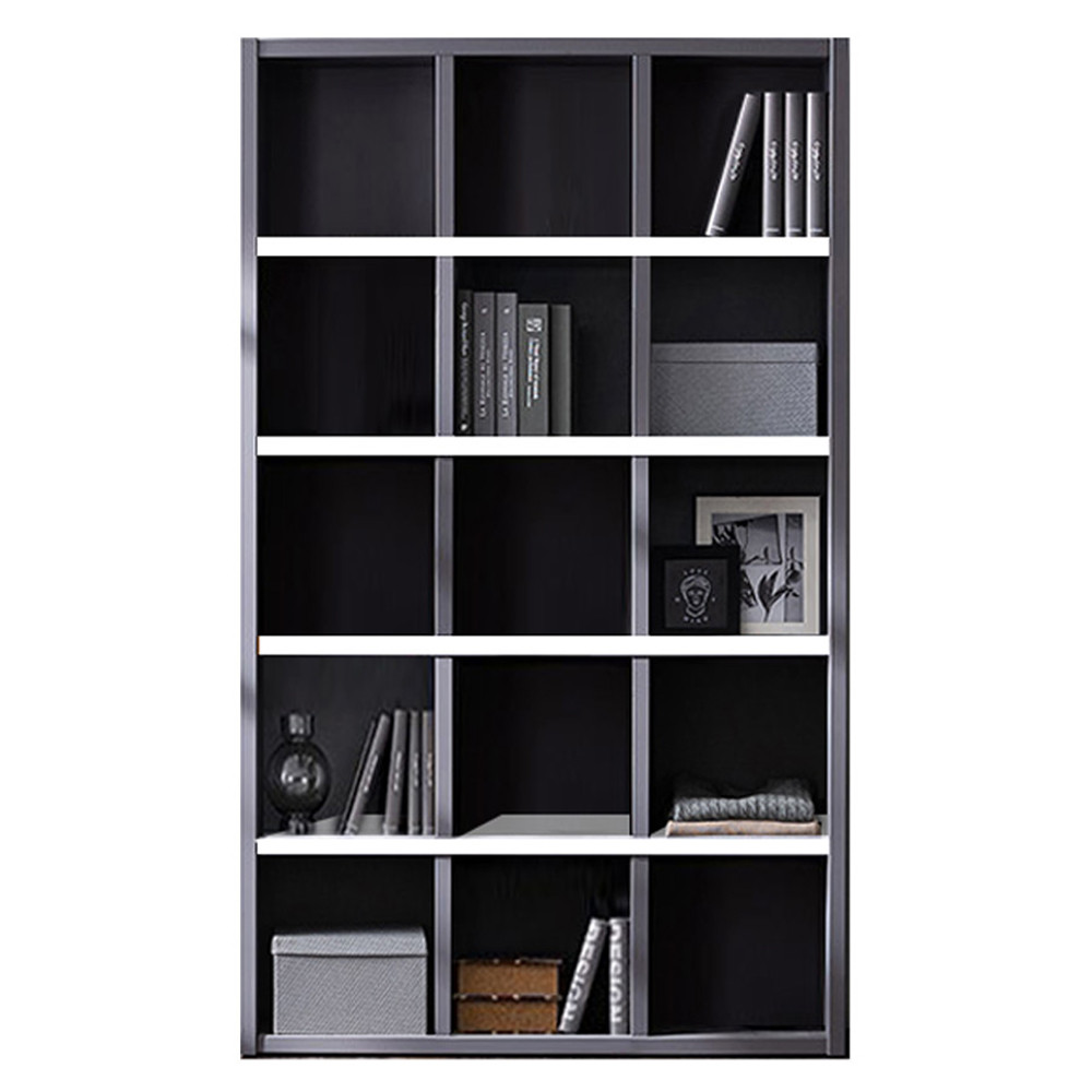 엘레나 5단 1200 기본 책장 그레이화이트