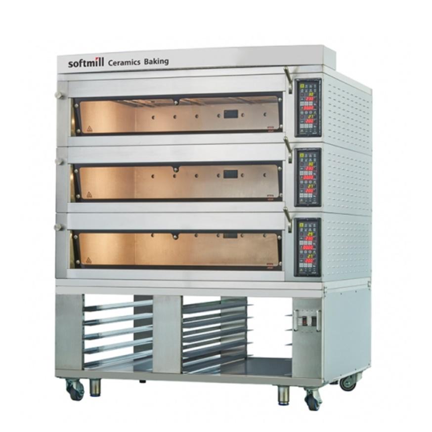 업소용 베이킹 오븐 제과 제빵 오븐기 유로 베이커리 4매 3단