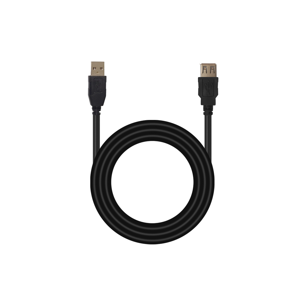 넥스트유 USB 2.0 AM-AF 연장 데이터 케이블 2m, 1개 - 상품 이미지