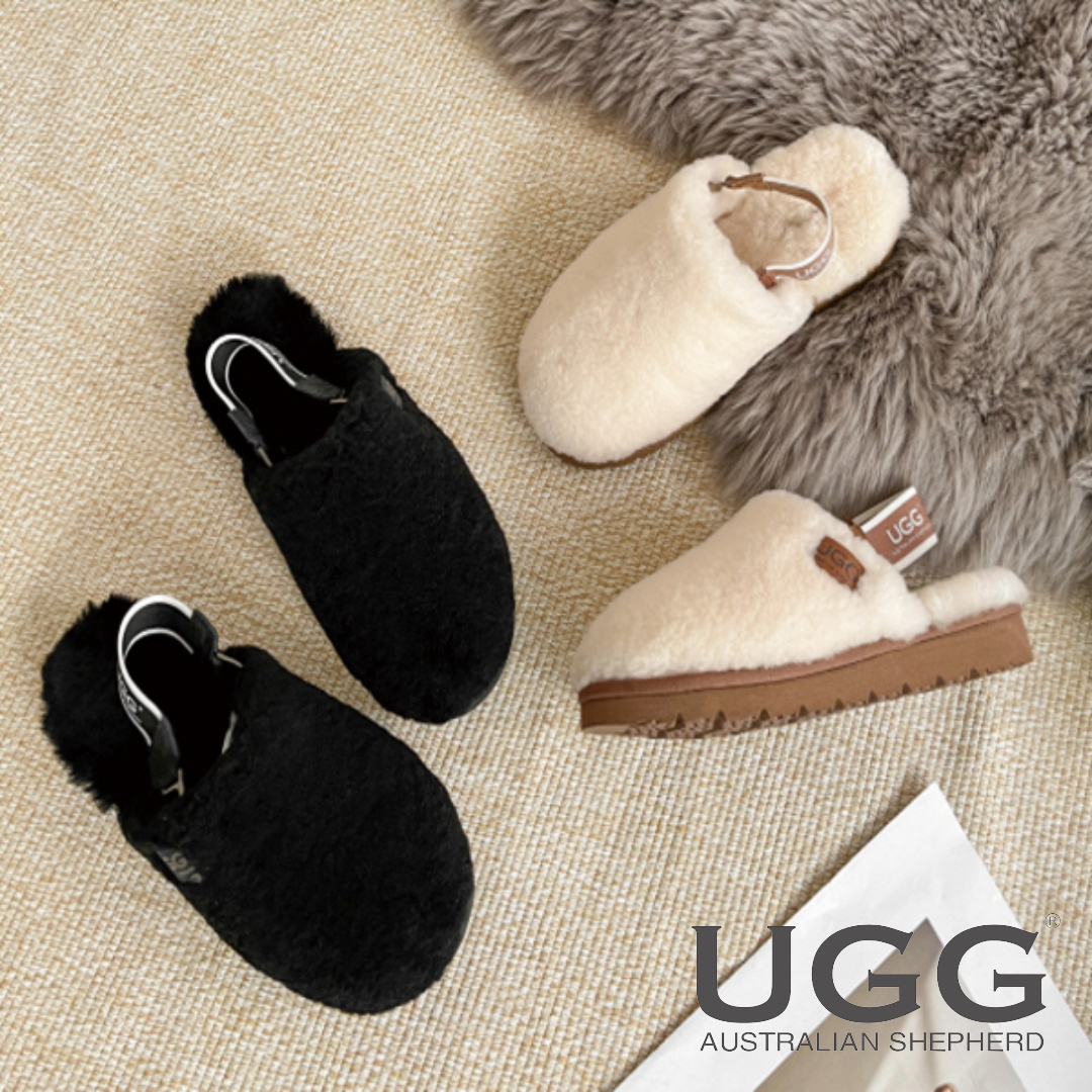 호주 에버 카마리 여성 양털 밴딩 어그 슬리퍼 AS2050