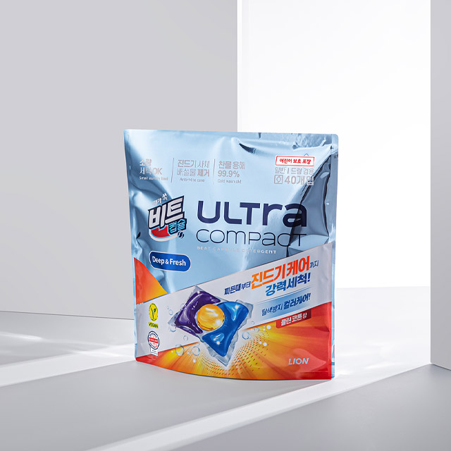 비트 울트라콤팩트 캡슐세제 진드기케어 40개입 2세트+10개 더