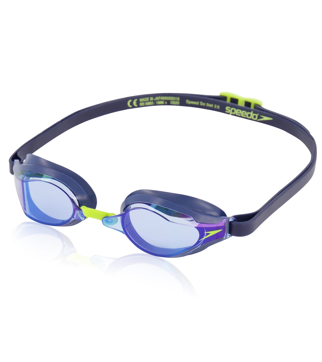 스피도 스피드 소켓 2.0 미러 고글 수경 Peacoat/Cobalt/Emerald Mirrored Goggle - 상품 이미지