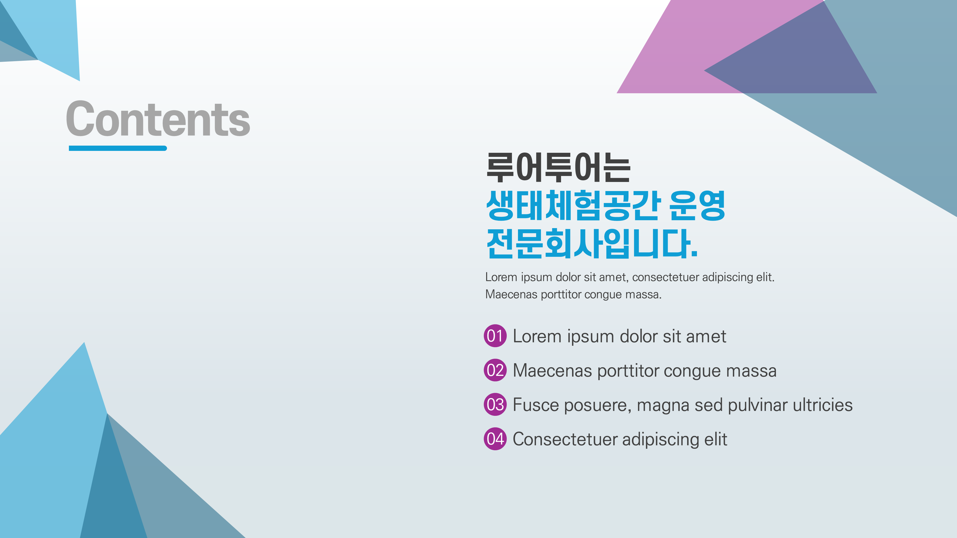 984 깔끔한 ppt 배경- 제안서 발표용 과제 등 다용도 활용 피피티 양식(5p 구성) - 상세 이미지 3