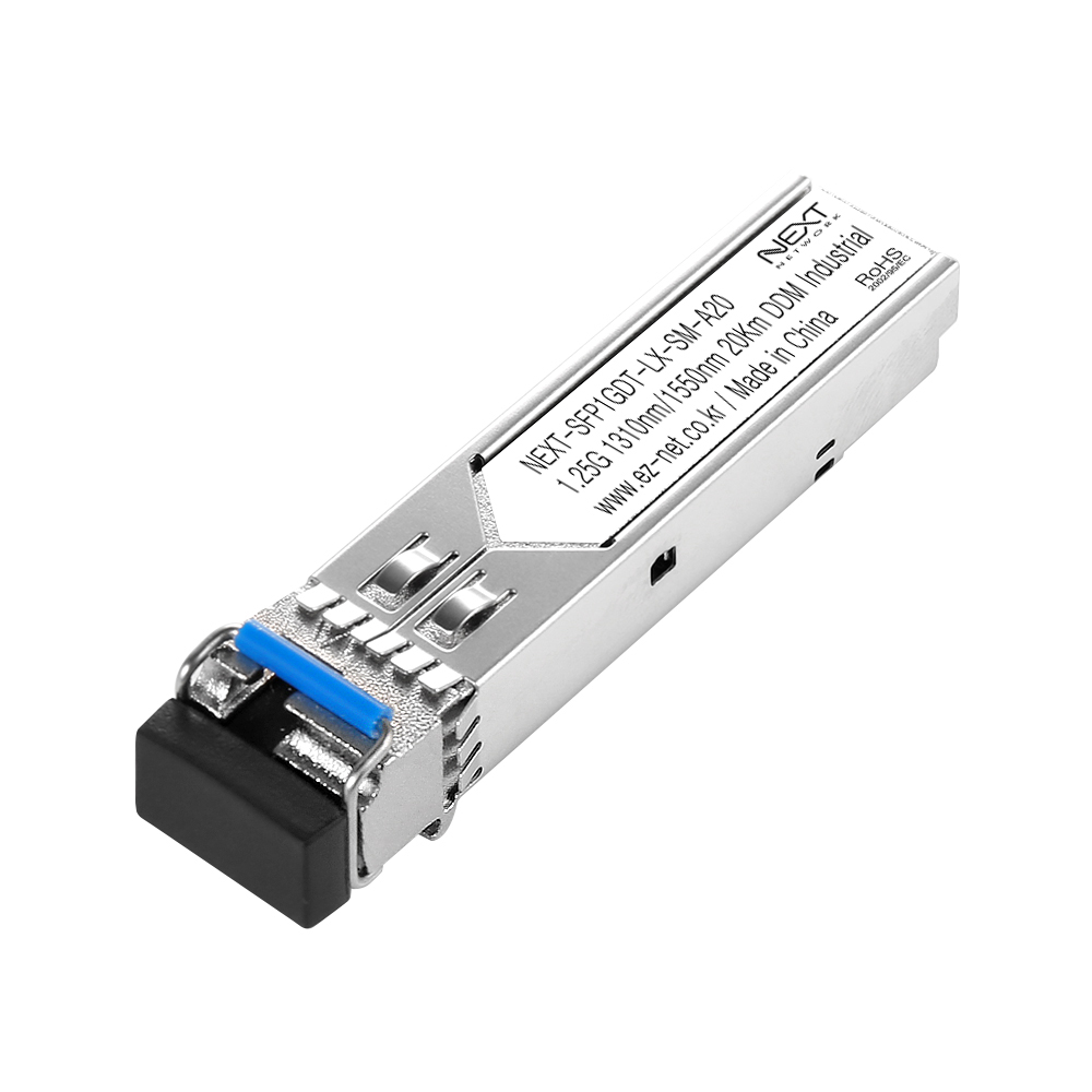 넥스트 산업용 1.25G 싱글모드 미니지빅 NEXT-SFP1GDT-LX-SM-A20 uNo - 상품 이미지