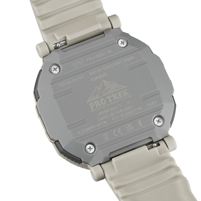 카시오 CASIO 프로트렉 그레이 PRJ-B001-7JF 남성 캐주얼 산악 하이킹 시계 - 상세 이미지 4