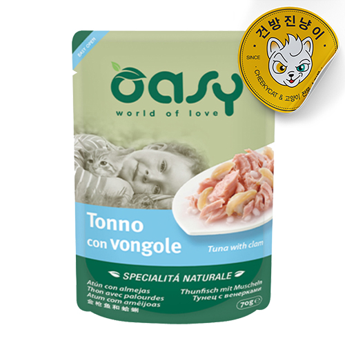 오아지 파우치 네츄럴 레인지 70g 4종콤보 x24개세트(1box) - 상세 이미지 3