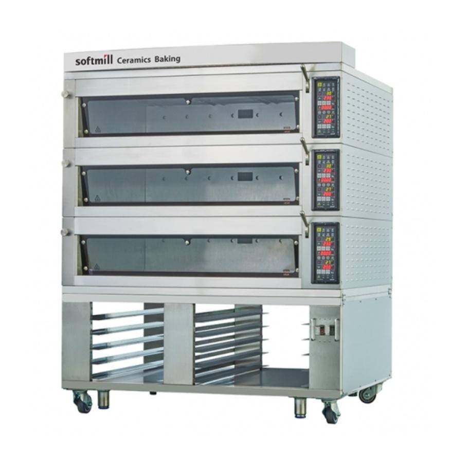 업소용 베이킹 오븐 제과 제빵 오븐기 유로 베이커리 4매 3단