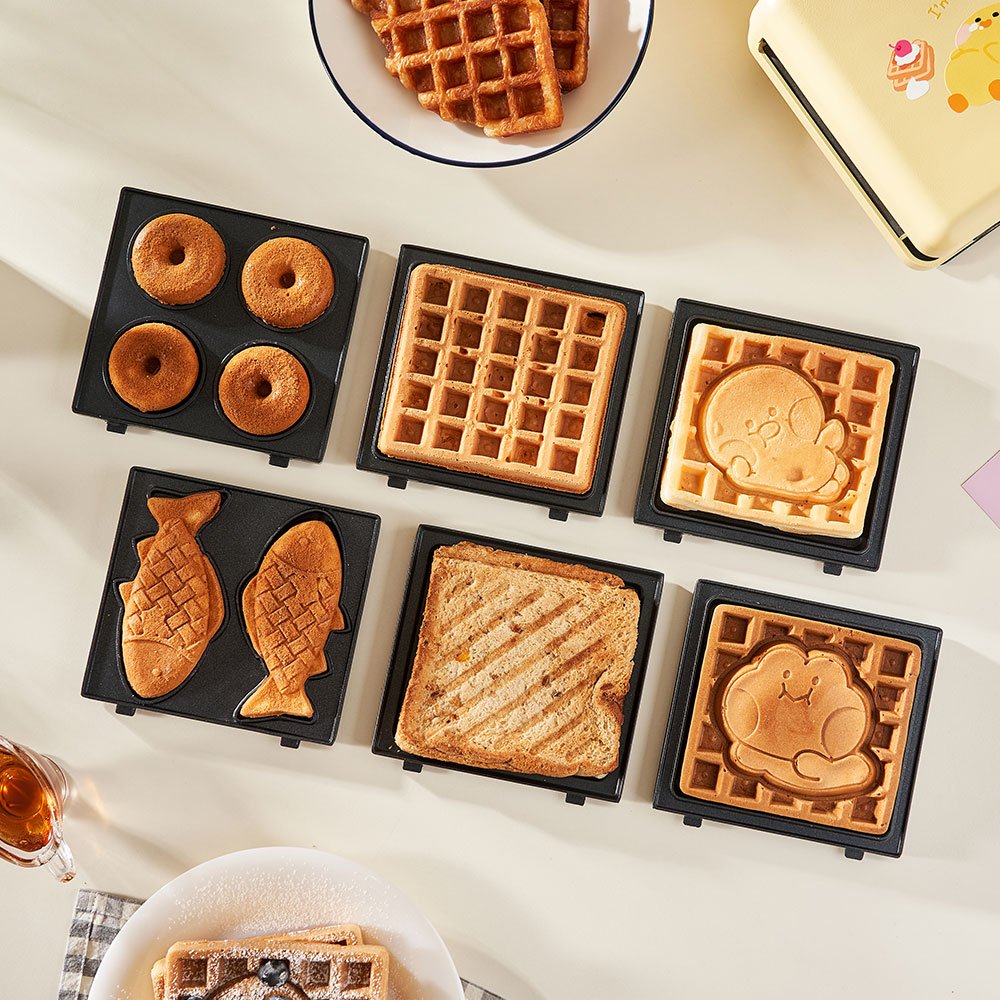 단미 라인프렌즈 미니니 와플 메이커 기계 레니니