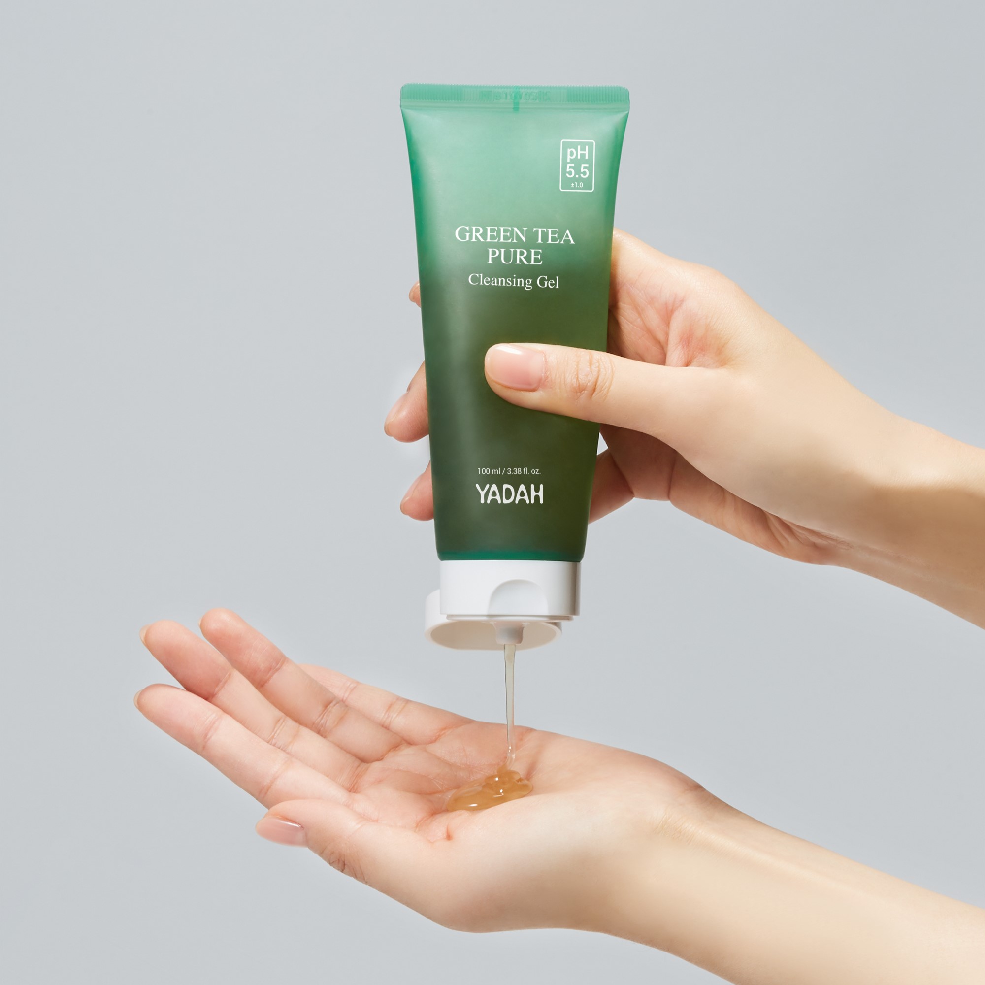 야다 그린티 퓨어 클렌징젤 100ml 약산성 클렌저 - 상세 이미지 2