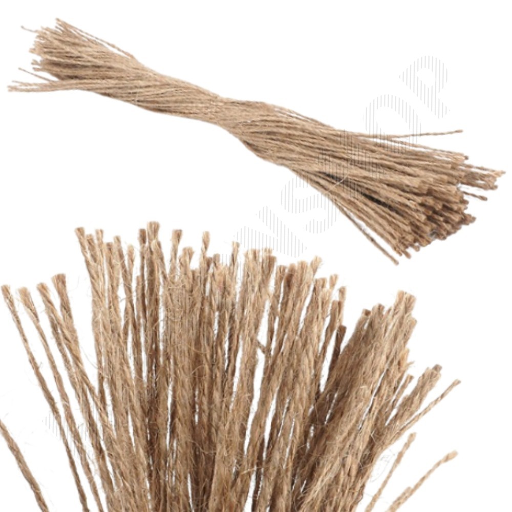 마줄 마리본 실끈 마사끈 포장 마끈 공예 황마끈 25cm - 메인 이미지