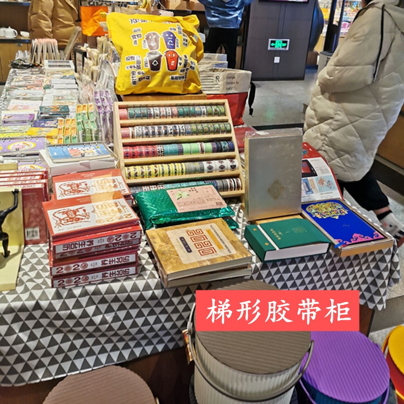 마스킹 테이프 정리대 선반 우드 다꾸 용품 진열 보관함 수납함 - 상세 이미지 2