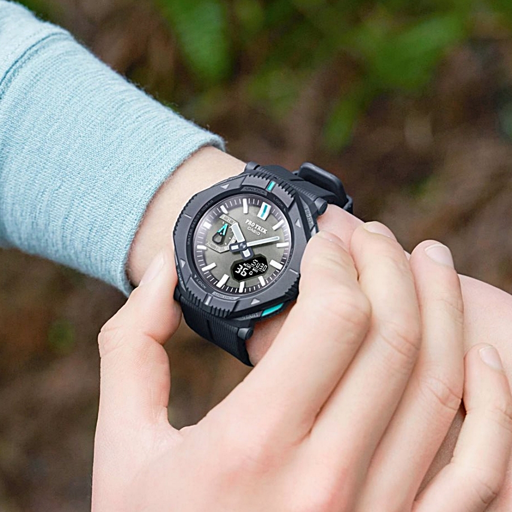 카시오 CASIO 프로트렉 블랙 PRJ-B001-1JF 남성 산악 하이킹 아웃도어 시계 이미지 6