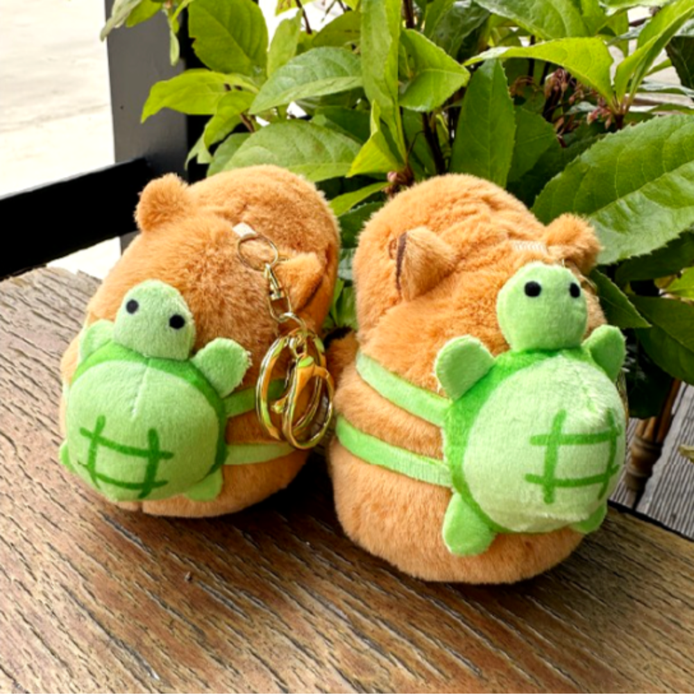 카피바라 인형 대형 모찌 애착인형 딸기22cm - 상세 이미지 2