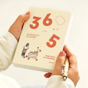 인디고 행복 질문 일기 365 Q&A 자문자답 만년형 데일리 다이어리 크... 실사용 후기 | 효과 있을까? - 상품 이미지 1