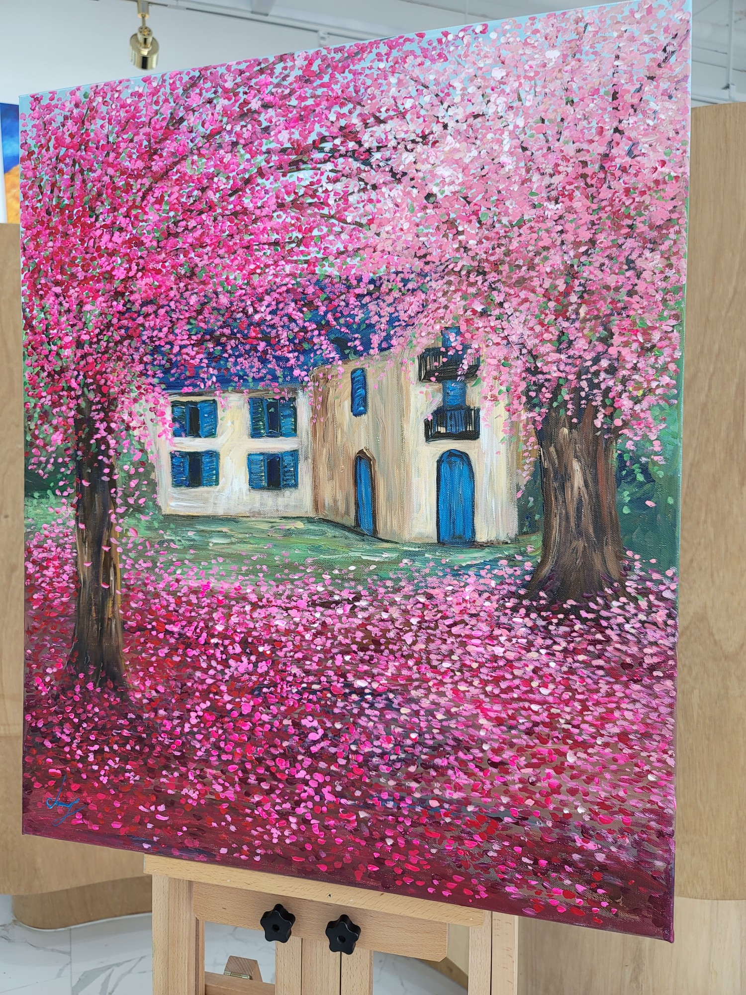 꽃나무가 있는 아름다운 집 20호 : 그림 그리는 사람