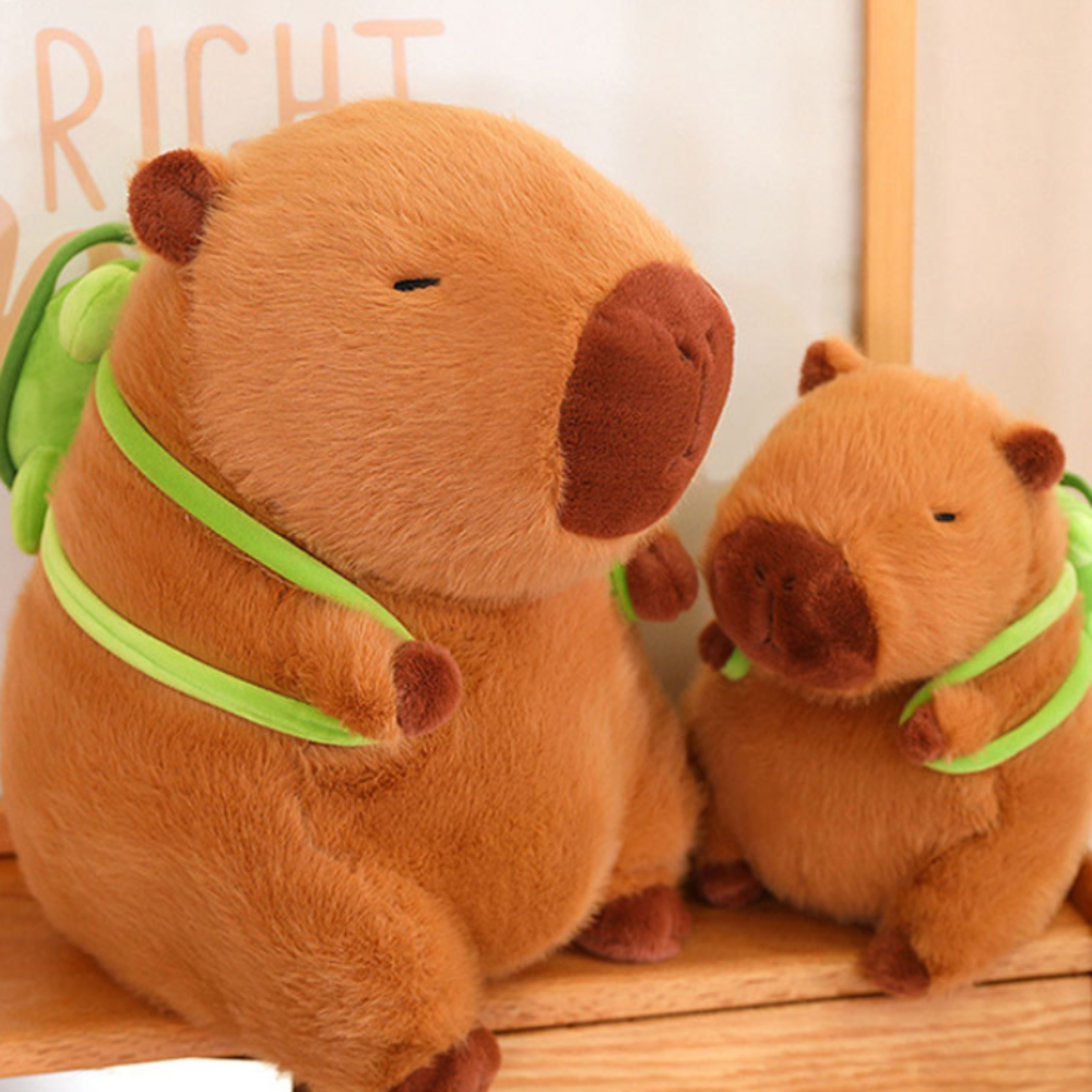카피바라 인형 대형 모찌 애착인형 딸기22cm - 상세 이미지 5