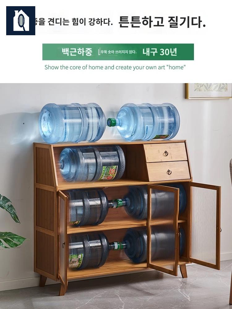 탕비실 정수기다이 커피장 수납장 선반 커피머신 보조 - 상세 이미지 5