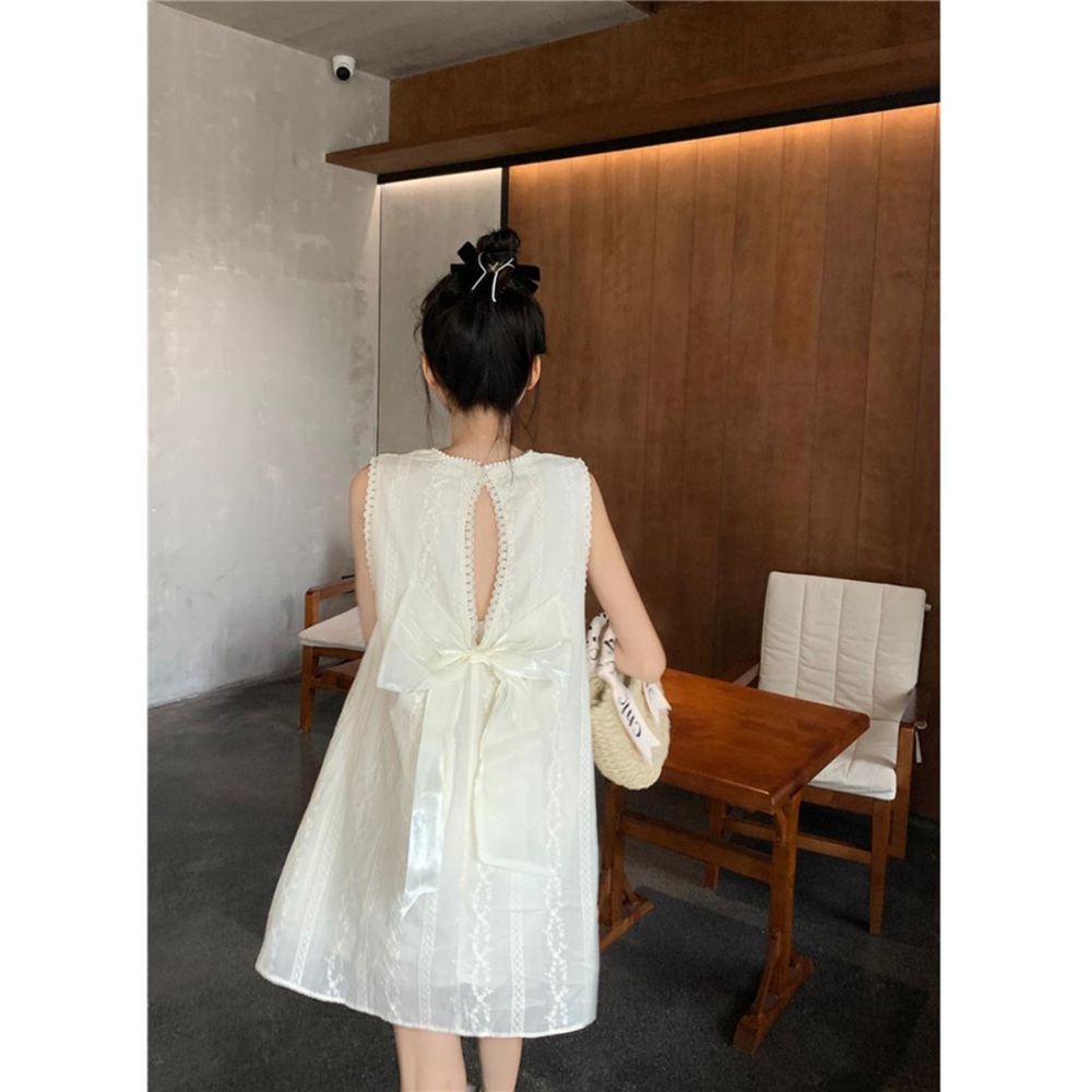 태연 원피스 레이어드 민소매 인스타그램 루즈핏 뒷 트임 의상 옷 패션 - 상세 이미지 4