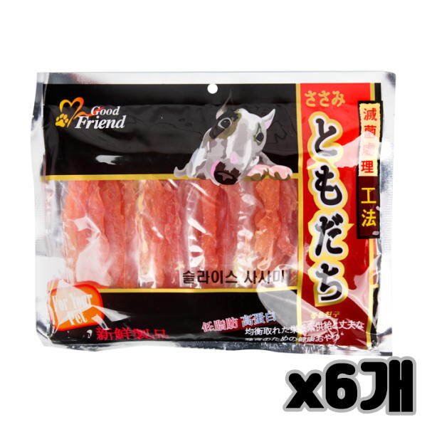 [반하다] 토모다찌 간식 도모다찌 슬라이스사사미 380g x 6개 : 롯데아이몰