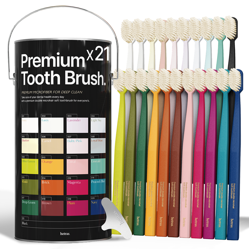 헤트라스 칫솔, 부드러운 칫솔 추천, 이중미세모 칫솔, 가성비 좋은 칫솔, 혀클리너 칫솔