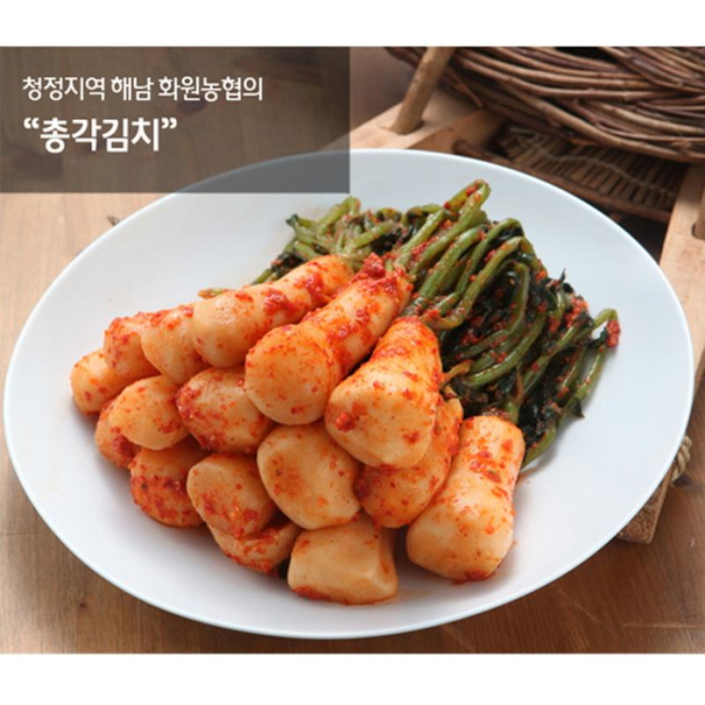 [해남미소] 화원농협김치가공공장 총각김치 3kg/5kg : 해남미소