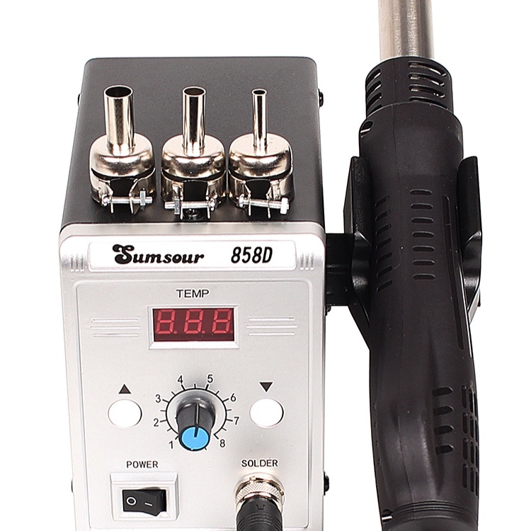 납땜 용접기 열풍기 인두기 공구 디스플레이 700W LED ESD 휴대 수리 도구 장비 - 상품 이미지