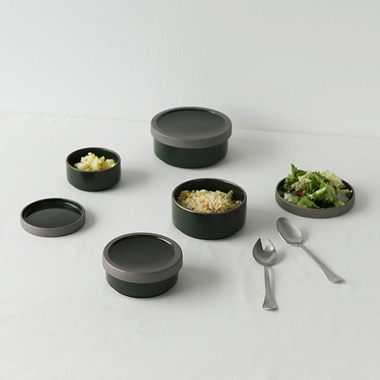 에라토 포슬착착 1인 8p 국산 도자기 찬통 뚜껑 그릇 선물세트