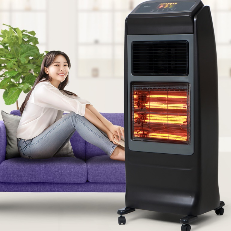 국산 카본 전기 난방기 사무실 난방 업소용 온풍기 스탠드 온풍기
