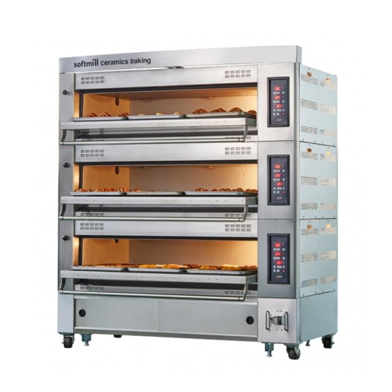 업소용 빵 오븐기 베이커리점 제과점 영업용 데크 오븐 3매 3단