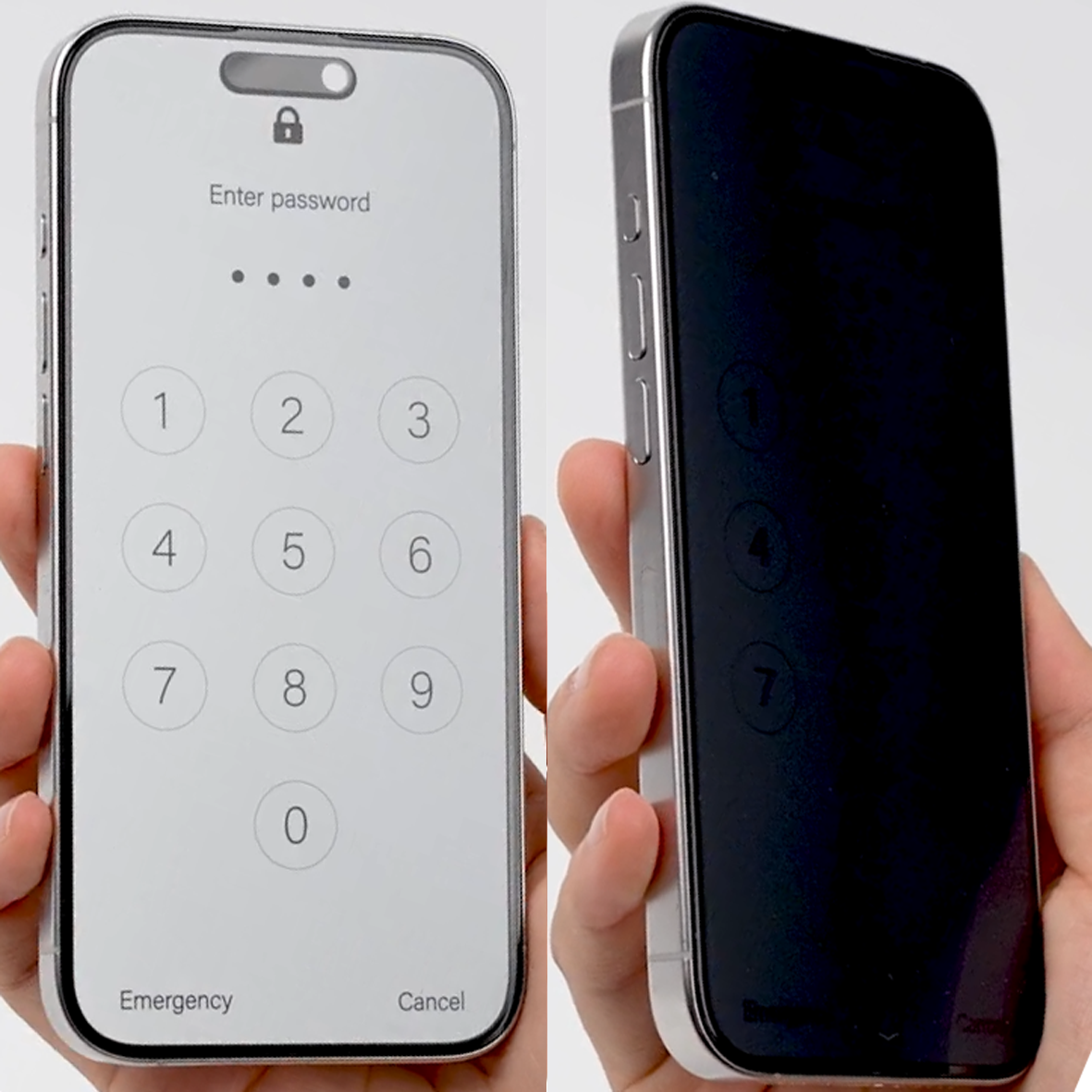 아이폰 사생활보호 지문방지 9H 액정강화유리 필름 풀커버 아이폰16 프로 맥스