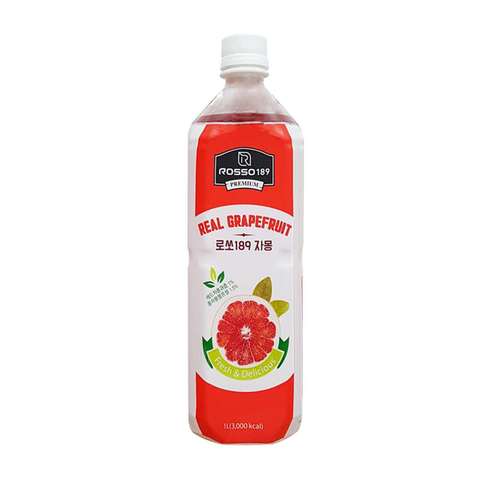 로쏘189 자몽 시럽 하이볼 에이드 베이스 1L - 상품 이미지