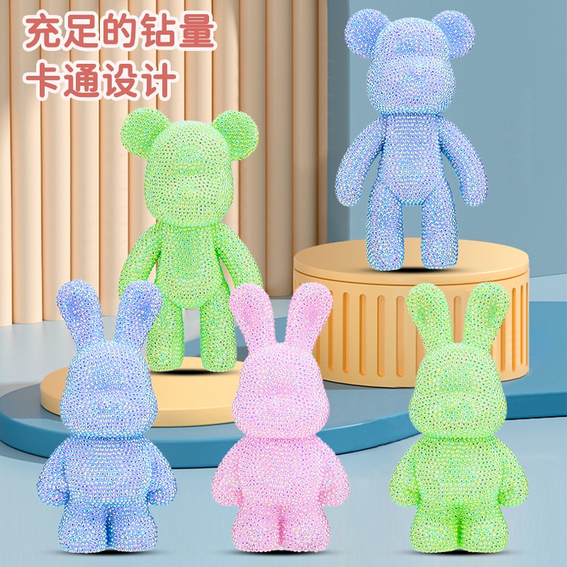 보석 십자수 곰돌이 장식품 큐빅 베어 수제 DIY 다이아몬드 - 상세 이미지 3