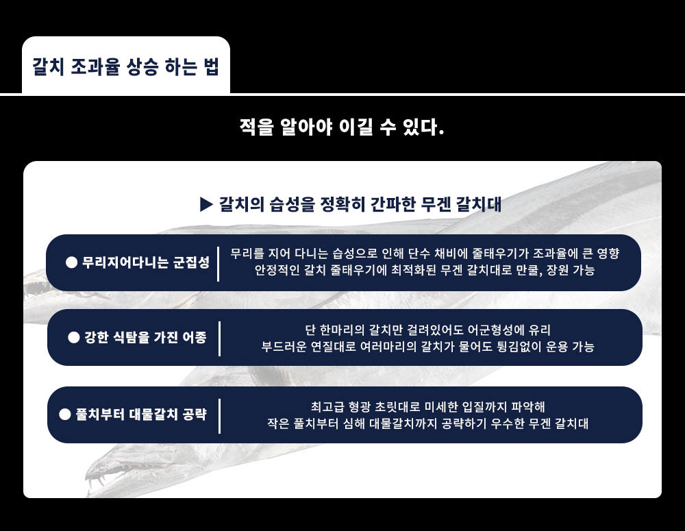 무겐 MUGEN 갈치대 24년 430 여수 제주 남해 연질대 선상 갈치로드 낚시대 이미지 8