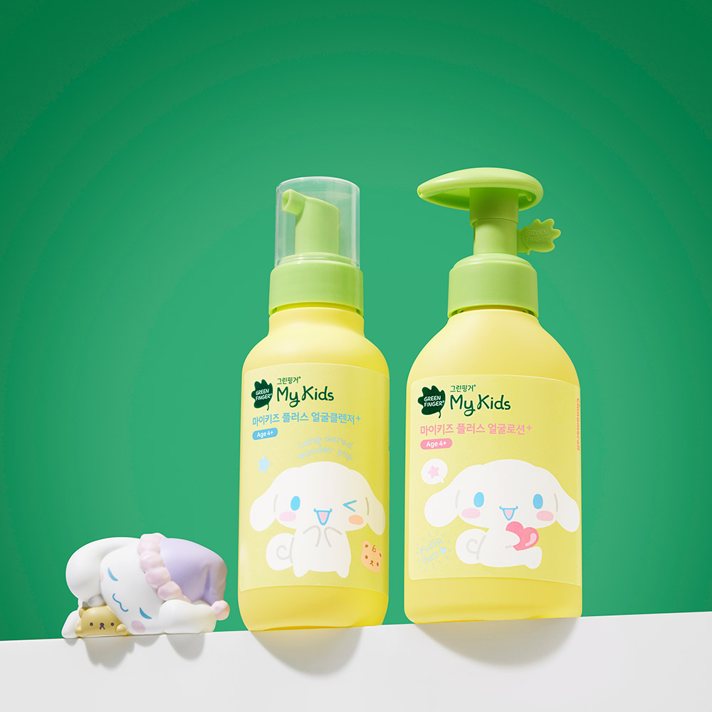그린핑거 마이키즈 플러스 산리오 워시 320ml+샴푸 320ml 외 / 키즈용 어린이용 스킨케어