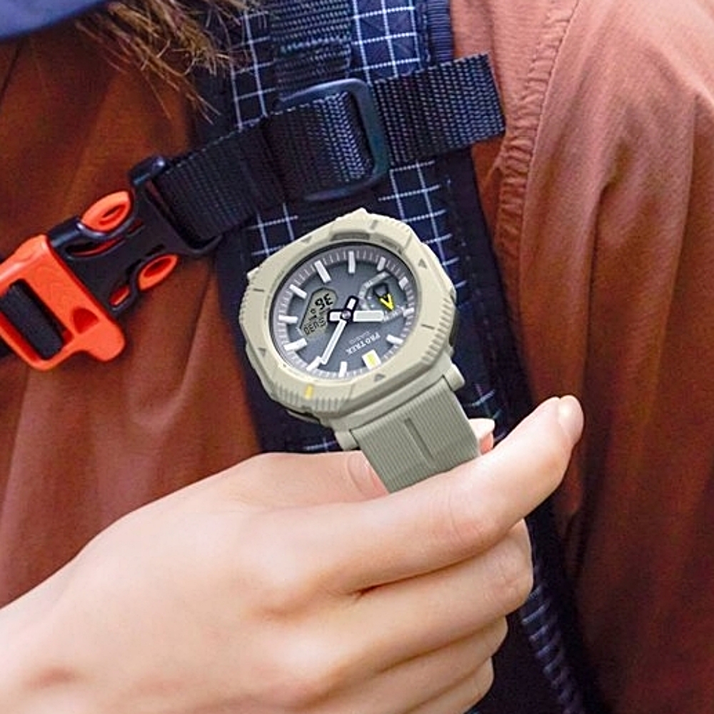 카시오 CASIO 프로트렉 그레이 PRJ-B001-7JF 남성 캐주얼 산악 하이킹 시계 - 상세 이미지 5