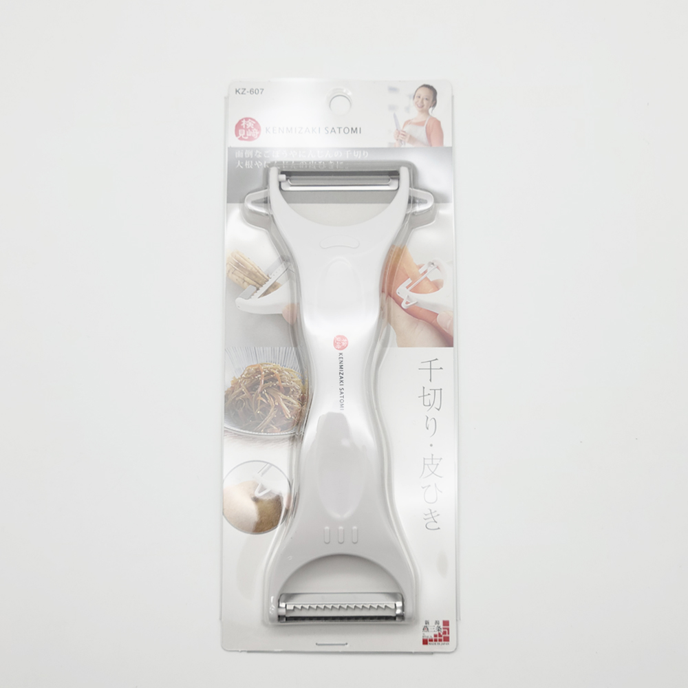 시모무라 채칼 필러 2 in 1 야채 슬라이서 감자칼 무채칼 당근 라페 만능 채칼 채썰기 - 상세 이미지 4
